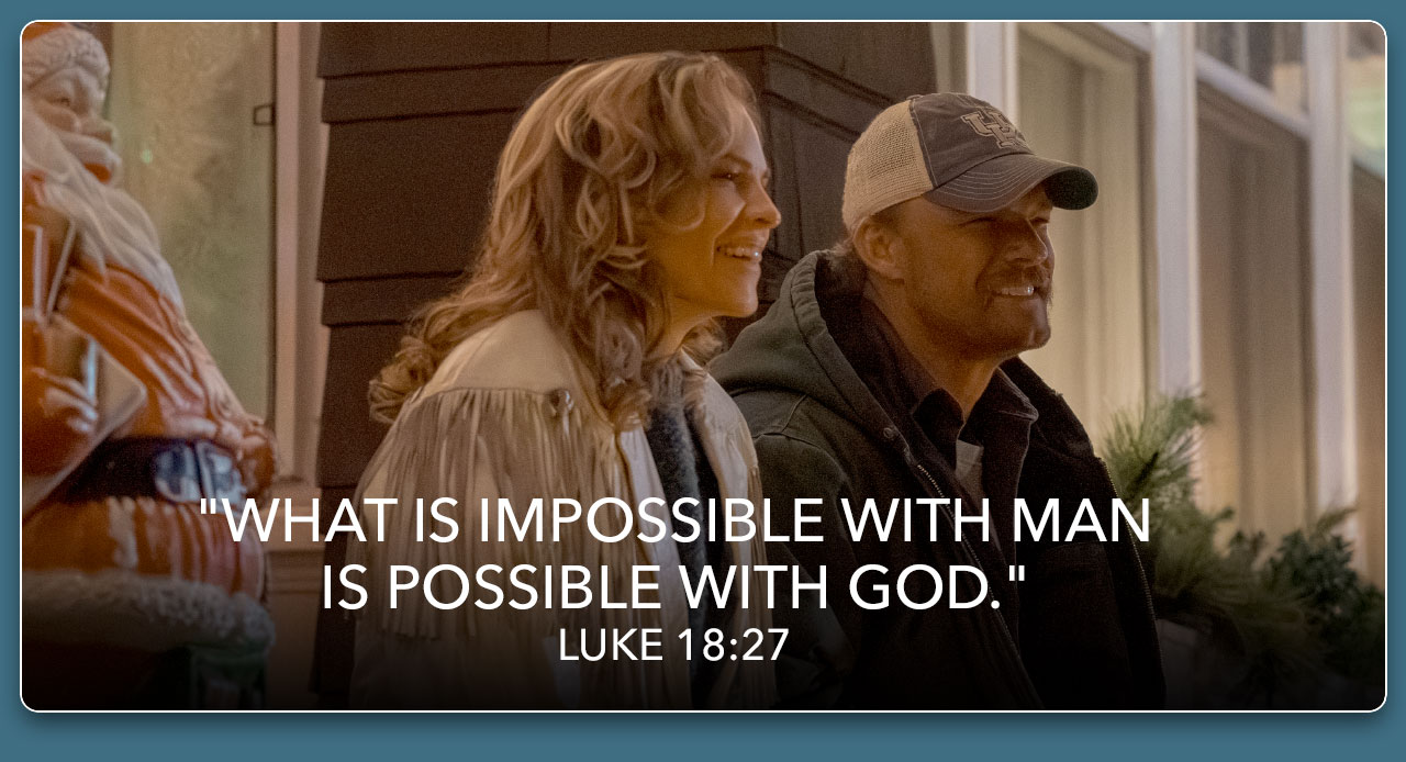 What is impossible with man is possible with God